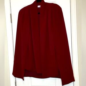 Buddy Love Burgundy Cape Blazer